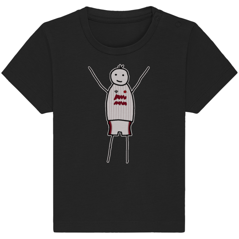 Köln Fan-T-Shirt Strichmänchen - Baby Organic Shirt