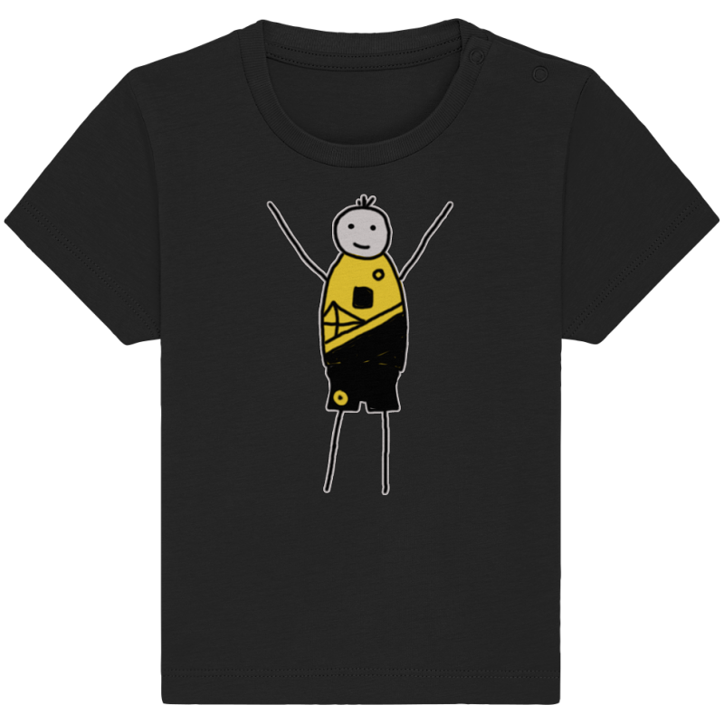 Dortmund Fan-T-Shirt Strichmännchen - Baby Organic Shirt