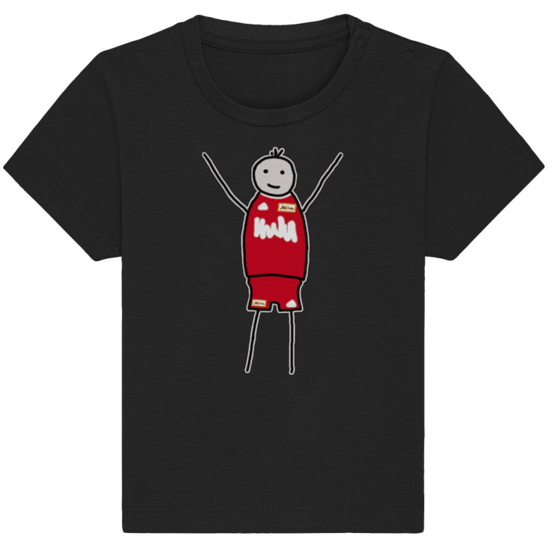 Union Fan-T-Shirt Strichmännchen - Baby Organic Shirt Union Fan-T-Shirt Strichmännchen - Baby Organic Shirt