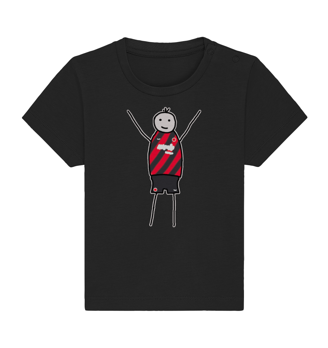 Frankfurt Fan-T-Shirt Strichmännchen - Baby Organic Shirt Frankfurt Fan-T-Shirt Strichmännchen - Baby Organic Shirt