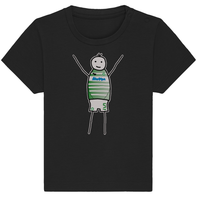 Fürth Fan-T-Shirt Strichmännchen - Baby Organic Shirt
