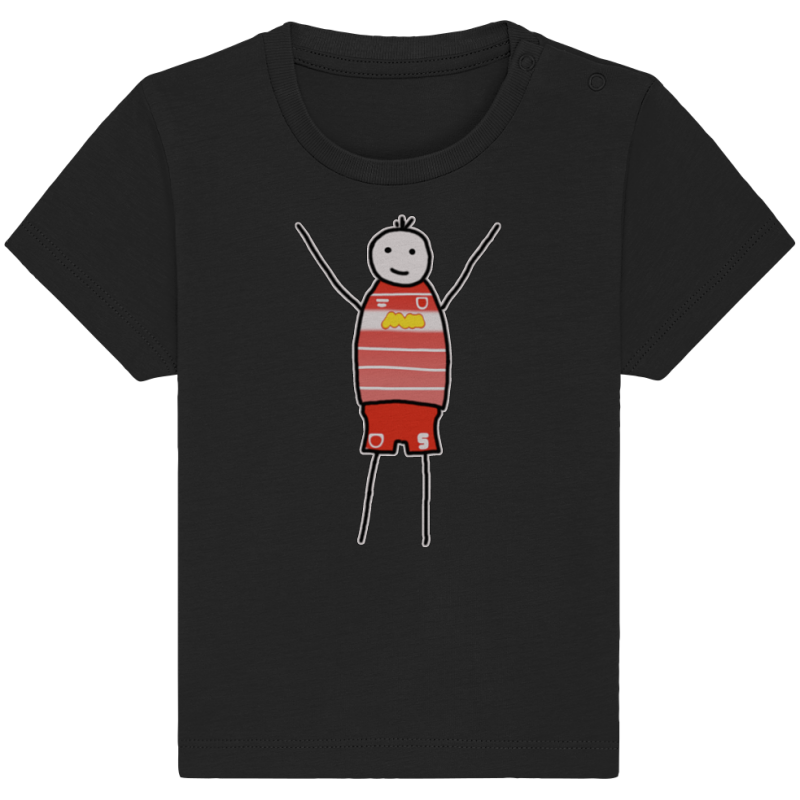 Regensburg Fan-T-Shirt Strichmännchen - Baby Organic Shirt