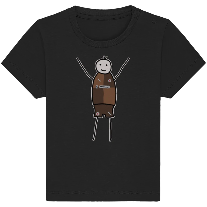 St. Pauli Fan-T-Shirt Strichmännchen - Baby Organic Shirt