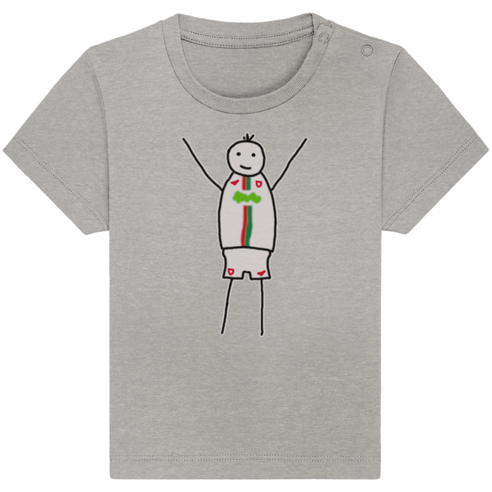 Augsburg Fan-T-Shirt Strichmännchen - Baby Organic Shirt