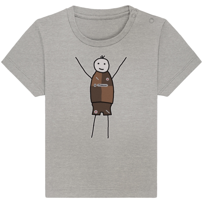 St. Pauli Fan-T-Shirt Strichmännchen - Baby Organic Shirt