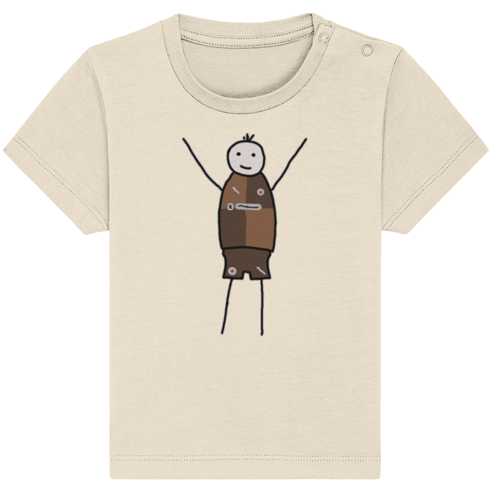 St. Pauli Fan-T-Shirt Strichmännchen - Baby Organic Shirt
