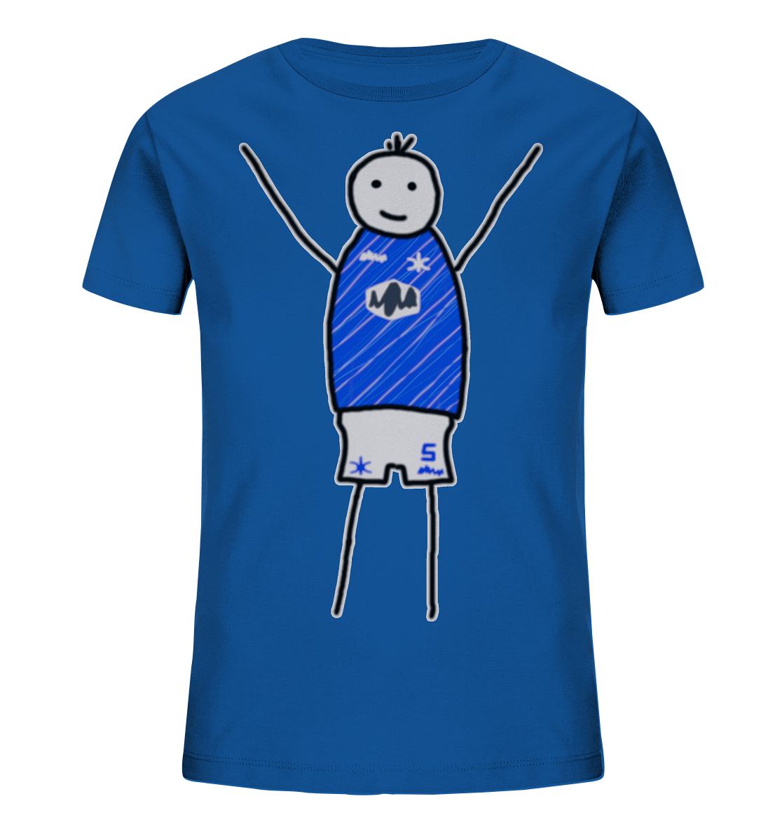 Darmstadt Fan-T-Shirt Strichmännchen - Kids Organic Shirt Darmstadt Fan-T-Shirt Strichmännchen - Kids Organic Shirt