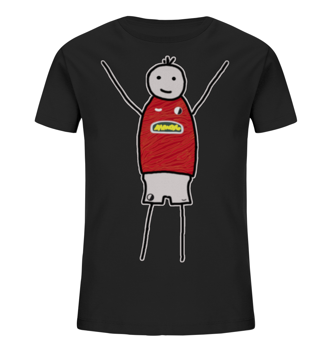 Freiburg Fan-T-Shirt Strichmännchen - Kids Organic Shirt Freiburg Fan-T-Shirt Strichmännchen - Kids Organic Shirt