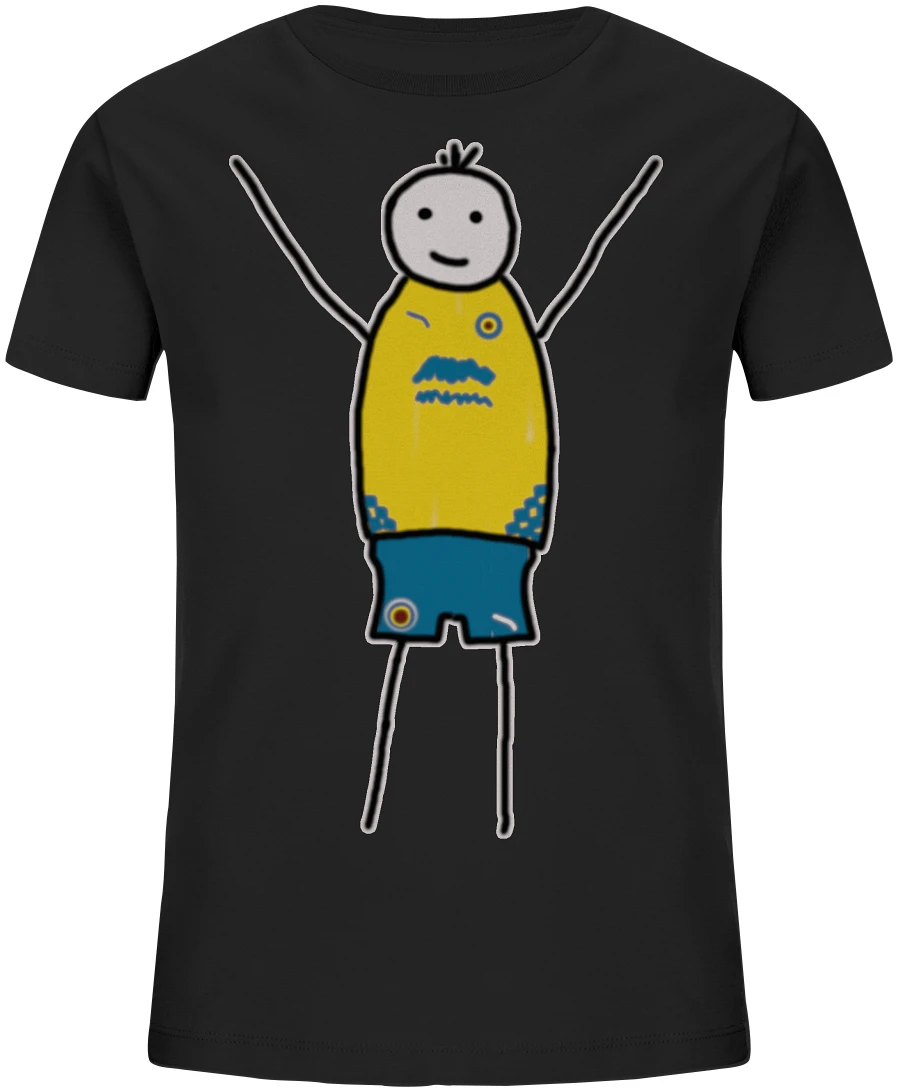 Braunschweig Fan-T-Shirt Strichmännchen - Kids Organic Shirt Braunschweig Fan-T-Shirt Strichmännchen - Kids Organic Shirt