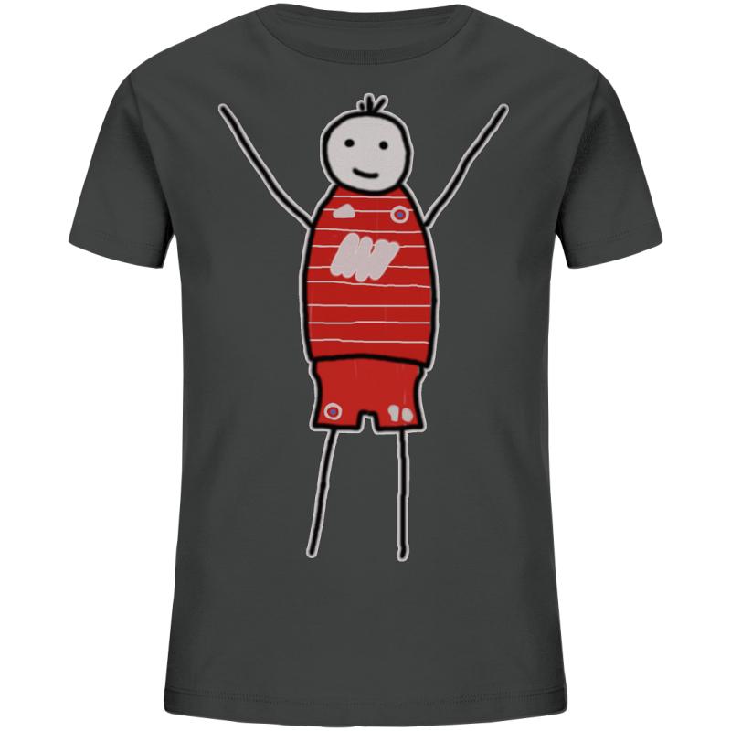 München Fan T-Shirt Strichmännchen - Kids Organic Shirt