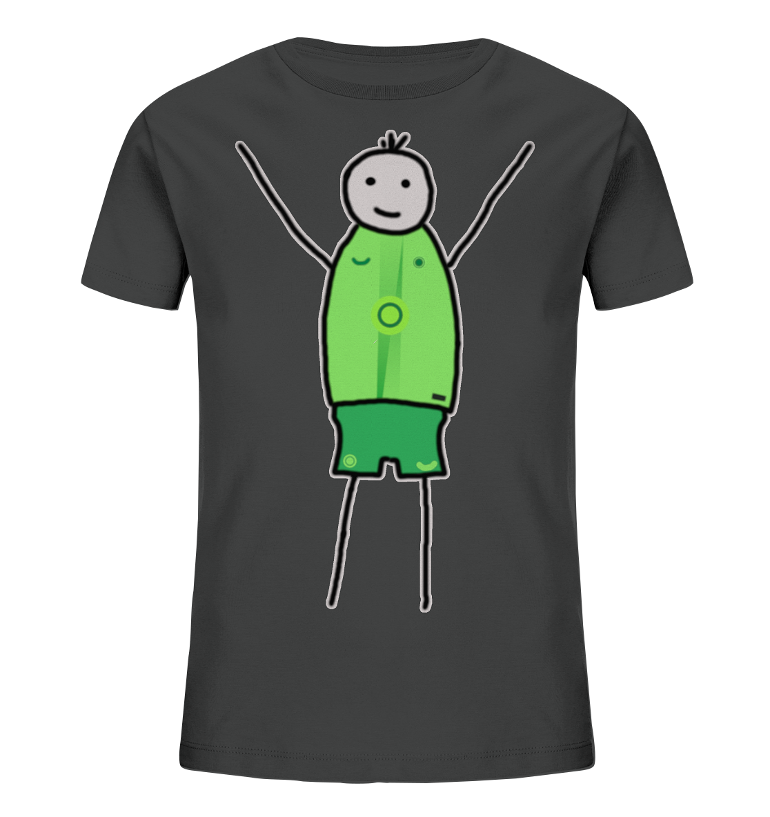 Wolfsburg Fan-T-Shirt Strichmännchen - Kids Organic Shirt Wolfsburg Fan-T-Shirt Strichmännchen - Kids Organic Shirt