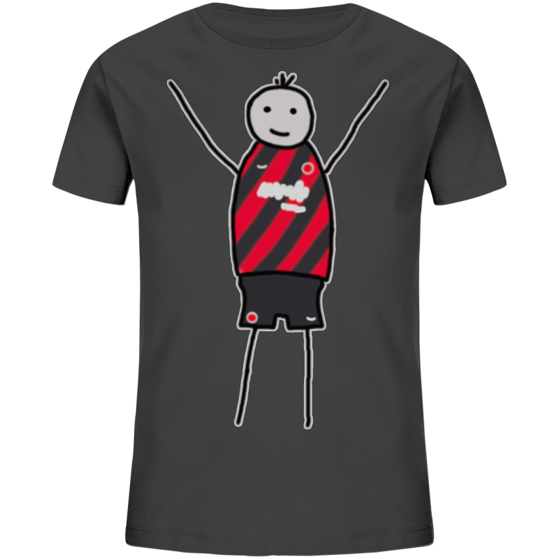 Frankfurt Fan-T-Shirt Strichmännchen - Kids Organic Shirt