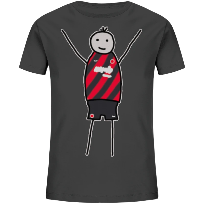 Frankfurt Fan-T-Shirt Strichmännchen - Kids Organic Shirt