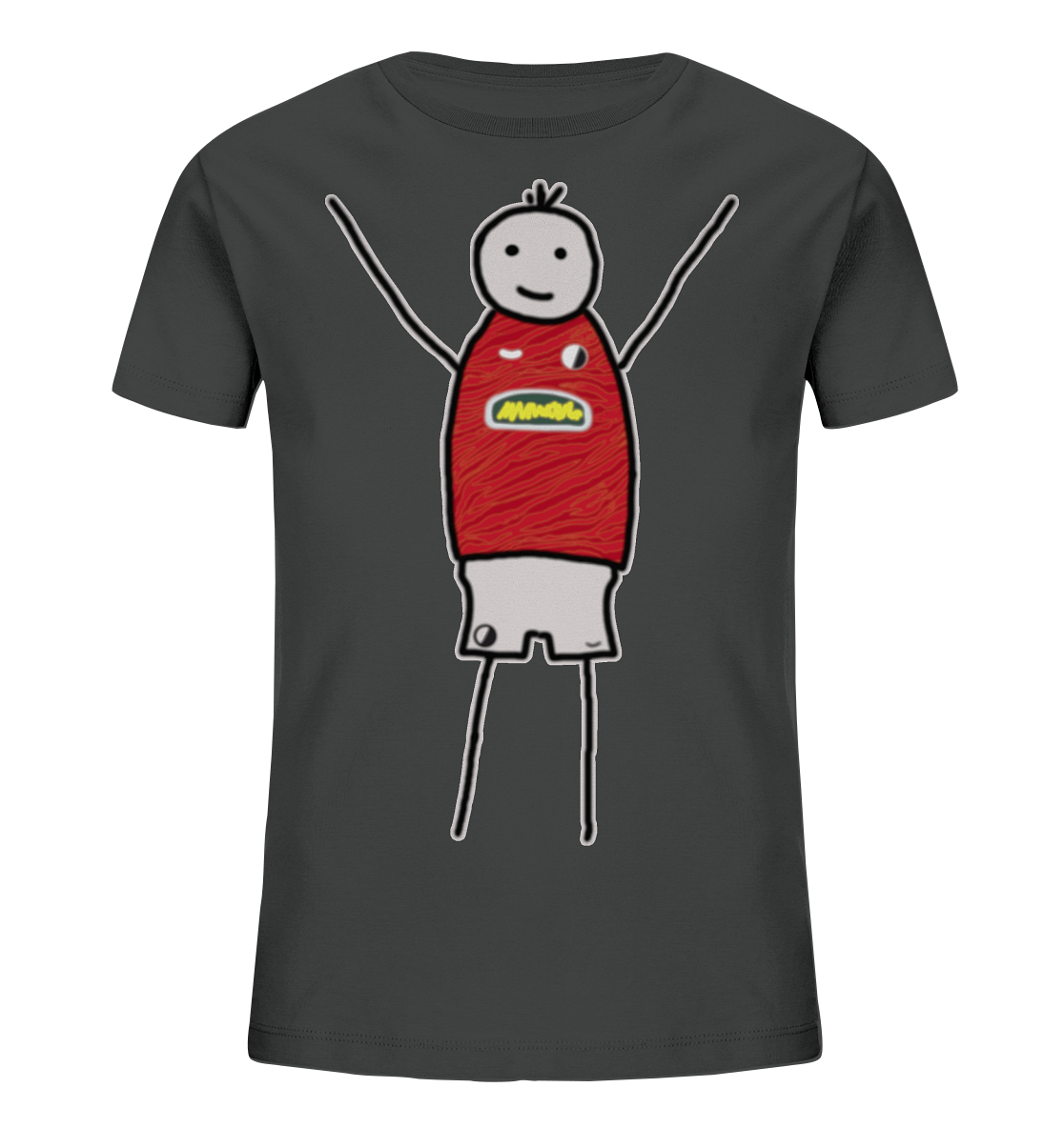 Freiburg Fan-T-Shirt Strichmännchen - Kids Organic Shirt Freiburg Fan-T-Shirt Strichmännchen - Kids Organic Shirt