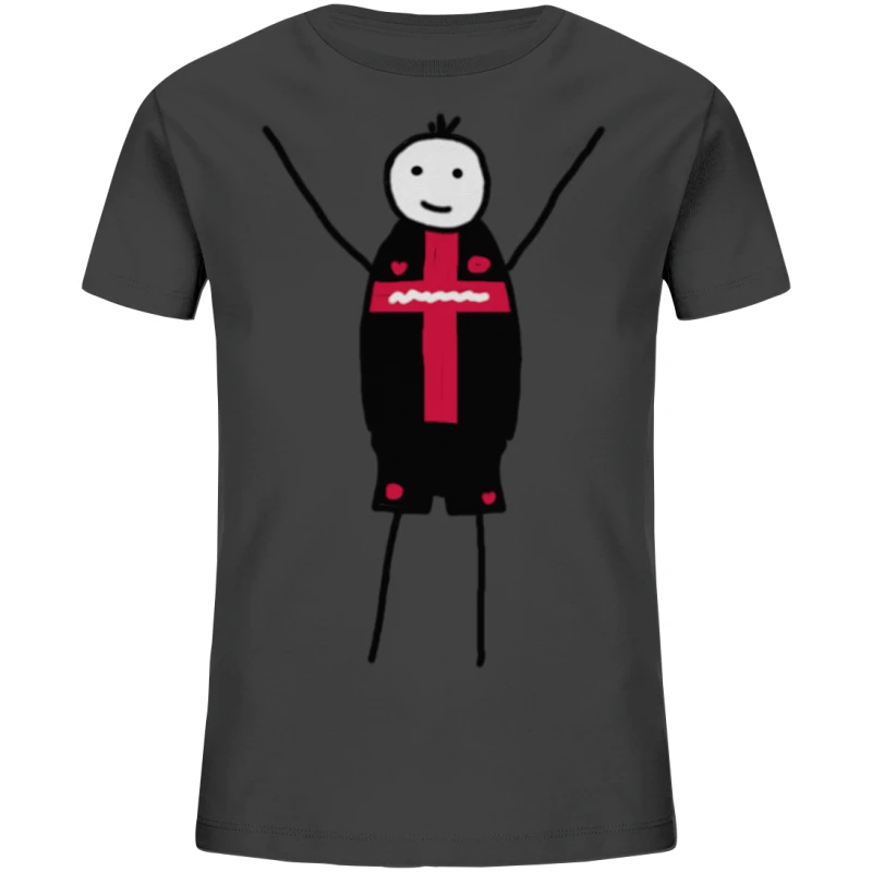 Leverkusen Fan-T-Shirt Strichmännchen - Kids Organic Shirt