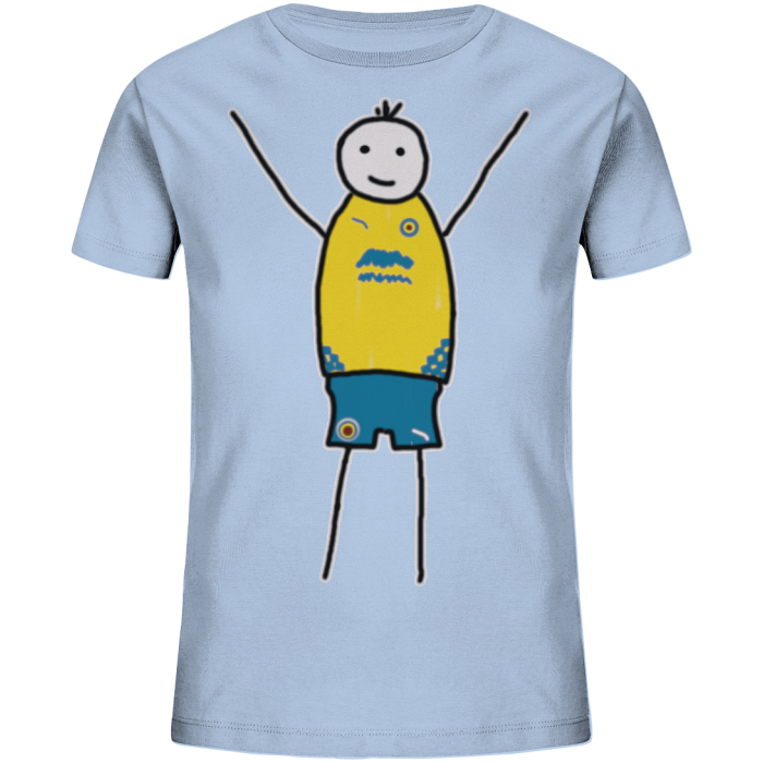 Braunschweig Fan-T-Shirt Strichmännchen - Kids Organic Shirt