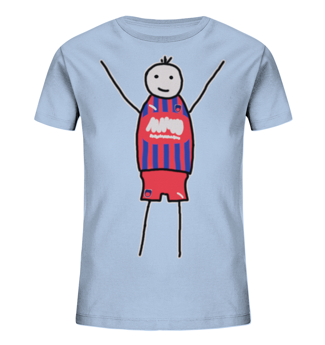Heidenheim Fan-T-Shirt Strichmännchen - Kids Organic Shirt Heidenheim Fan-T-Shirt Strichmännchen - Kids Organic Shirt