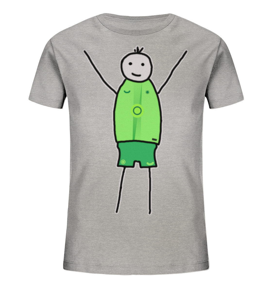 Wolfsburg Fan-T-Shirt Strichmännchen - Kids Organic Shirt Wolfsburg Fan-T-Shirt Strichmännchen - Kids Organic Shirt