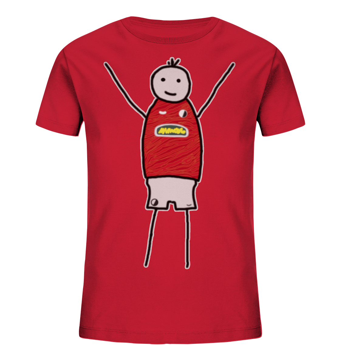 Freiburg Fan-T-Shirt Strichmännchen - Kids Organic Shirt Freiburg Fan-T-Shirt Strichmännchen - Kids Organic Shirt