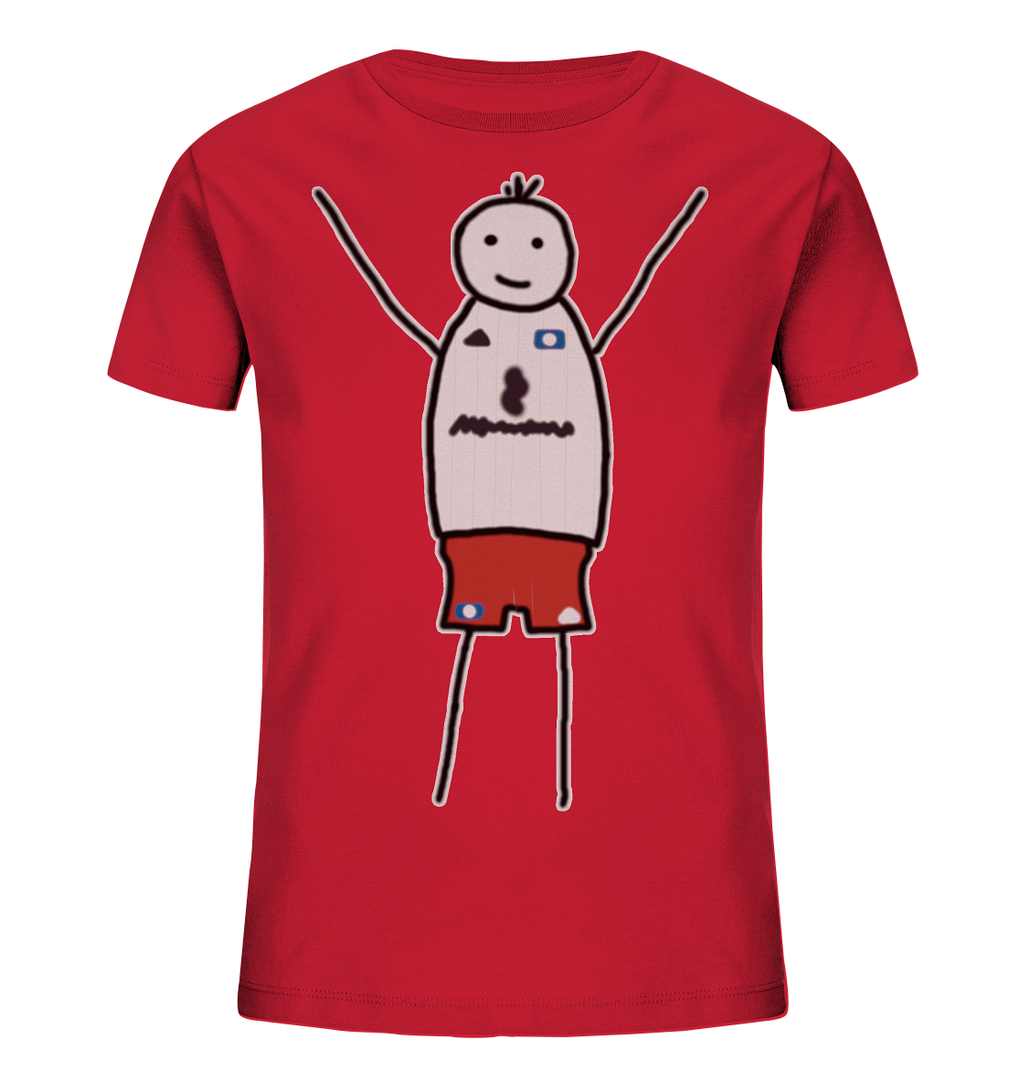 Hamburg Fan-T-Shirt Strichmänchen - Kids Organic Shirt Hamburg Fan-T-Shirt Strichmänchen - Kids Organic Shirt