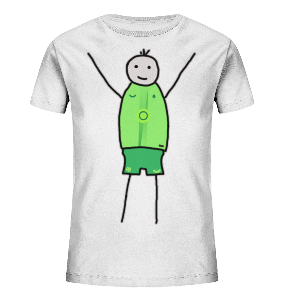 Wolfsburg Fan-T-Shirt Strichmännchen - Kids Organic Shirt Wolfsburg Fan-T-Shirt Strichmännchen - Kids Organic Shirt
