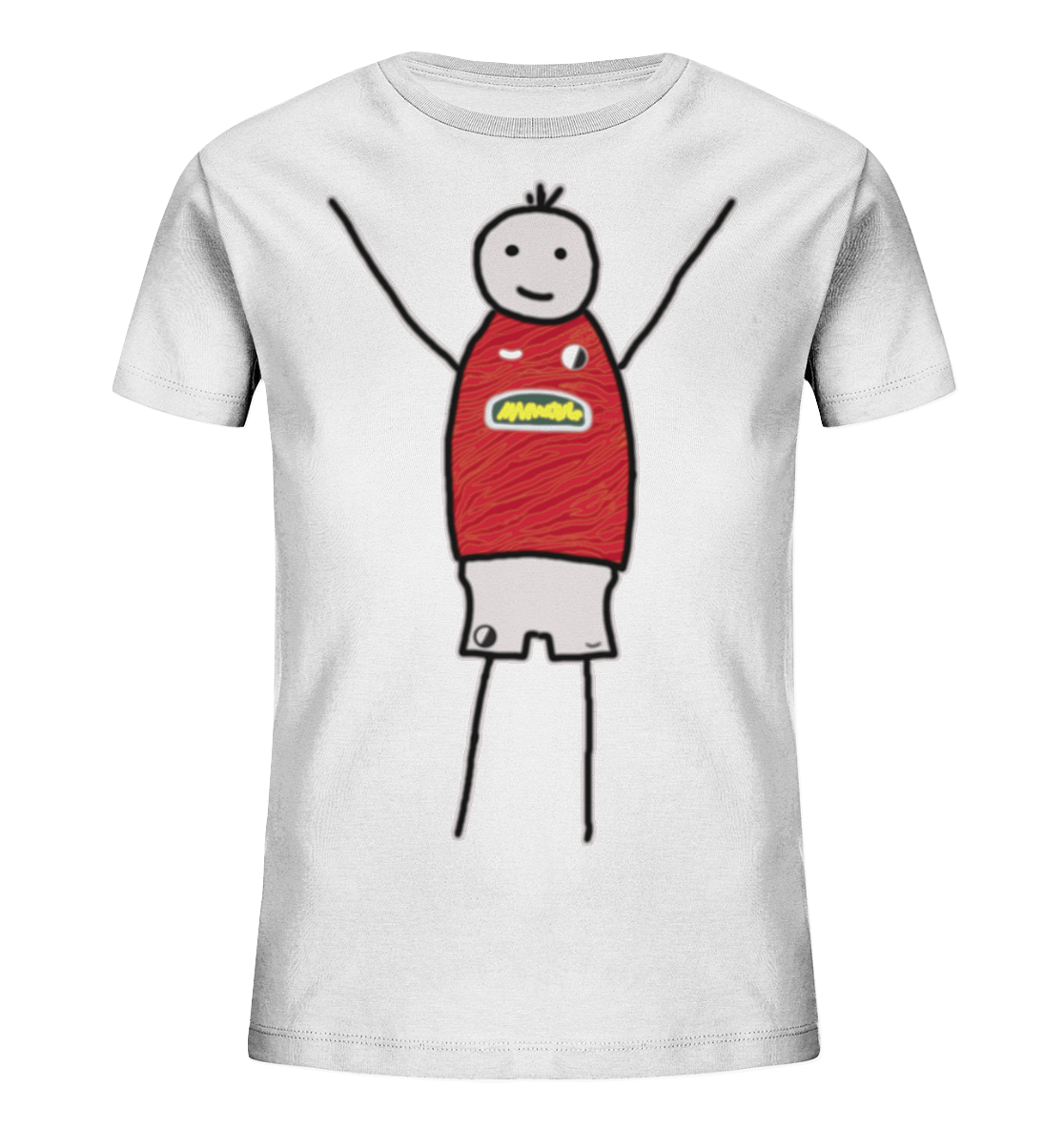 Freiburg Fan-T-Shirt Strichmännchen - Kids Organic Shirt Freiburg Fan-T-Shirt Strichmännchen - Kids Organic Shirt