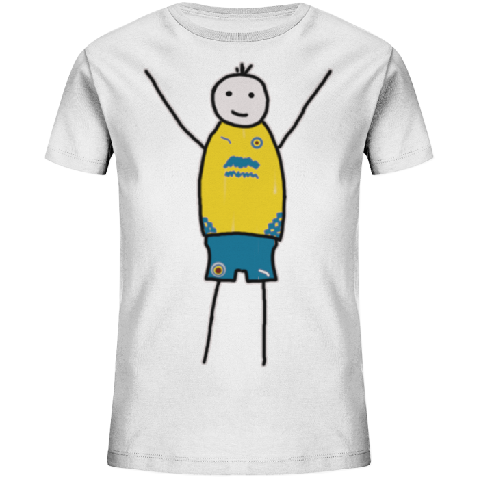 Braunschweig Fan-T-Shirt Strichmännchen - Kids Organic Shirt