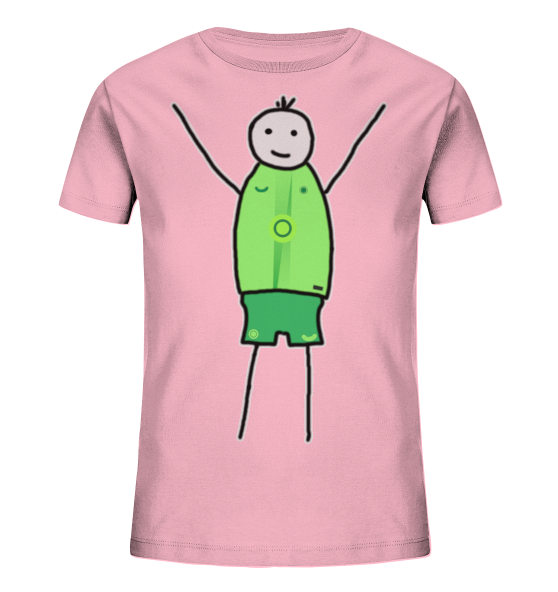 Wolfsburg Fan-T-Shirt Strichmännchen - Kids Organic Shirt Wolfsburg Fan-T-Shirt Strichmännchen - Kids Organic Shirt