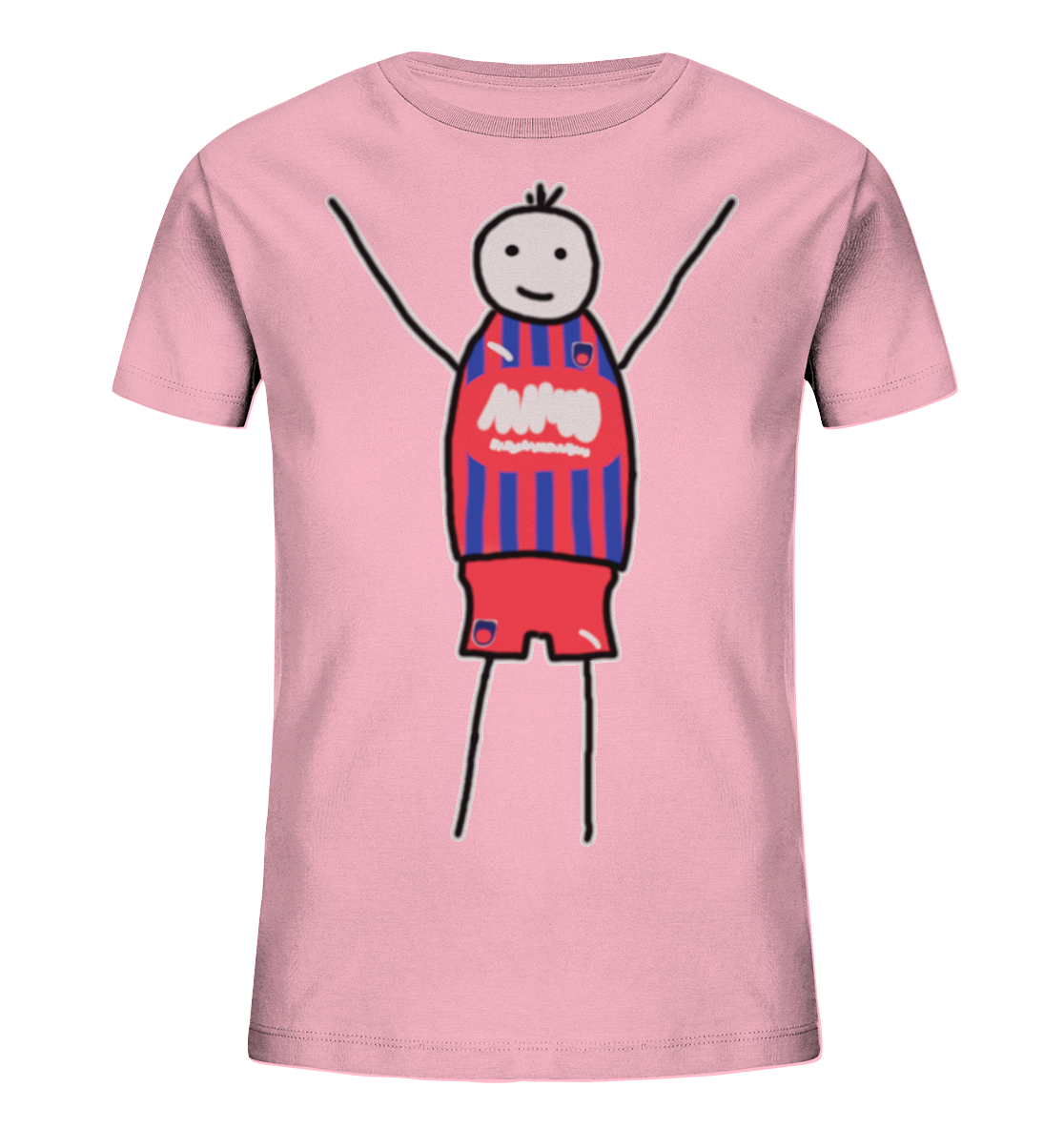 Heidenheim Fan-T-Shirt Strichmännchen - Kids Organic Shirt Heidenheim Fan-T-Shirt Strichmännchen - Kids Organic Shirt
