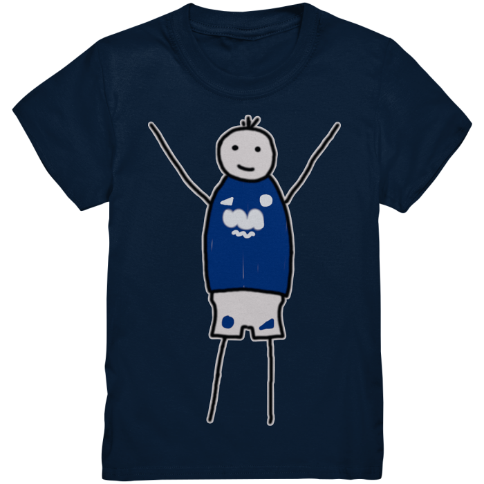 Schalke Fan T-Shirt Strichmännchen - Kids Premium Shirt