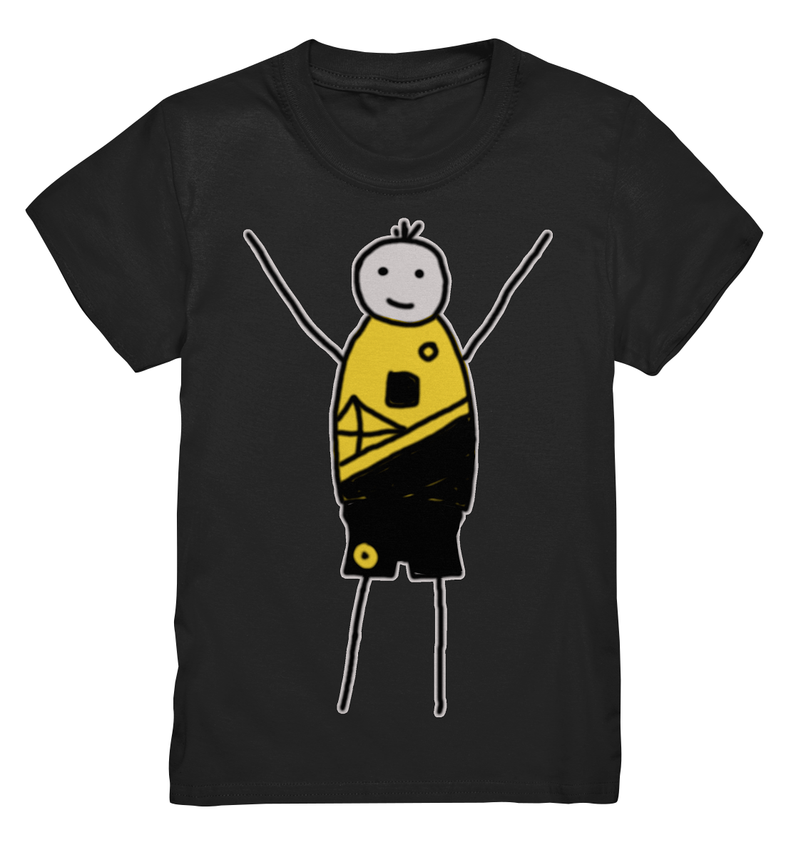 Dortmund Fan-T-Shirt Strichmännchen - Kids Premium Shirt Dortmund Fan-T-Shirt Strichmännchen - Kids Premium Shirt