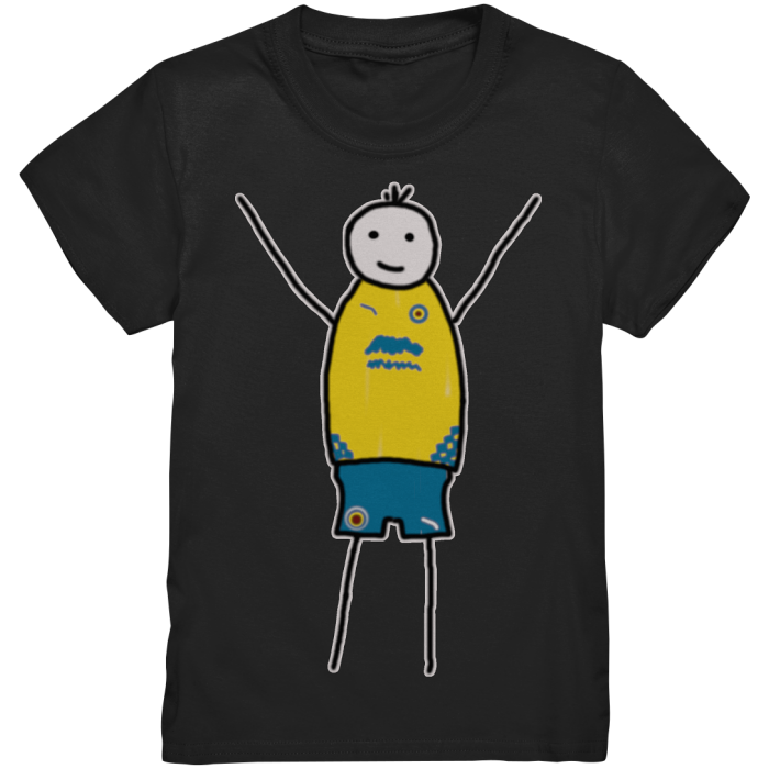 Braunschweig Fan-T-Shirt Strichmännchen - Kids Premium Shirt
