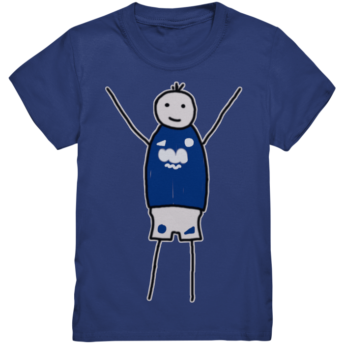 Schalke Fan T-Shirt Strichmännchen - Kids Premium Shirt
