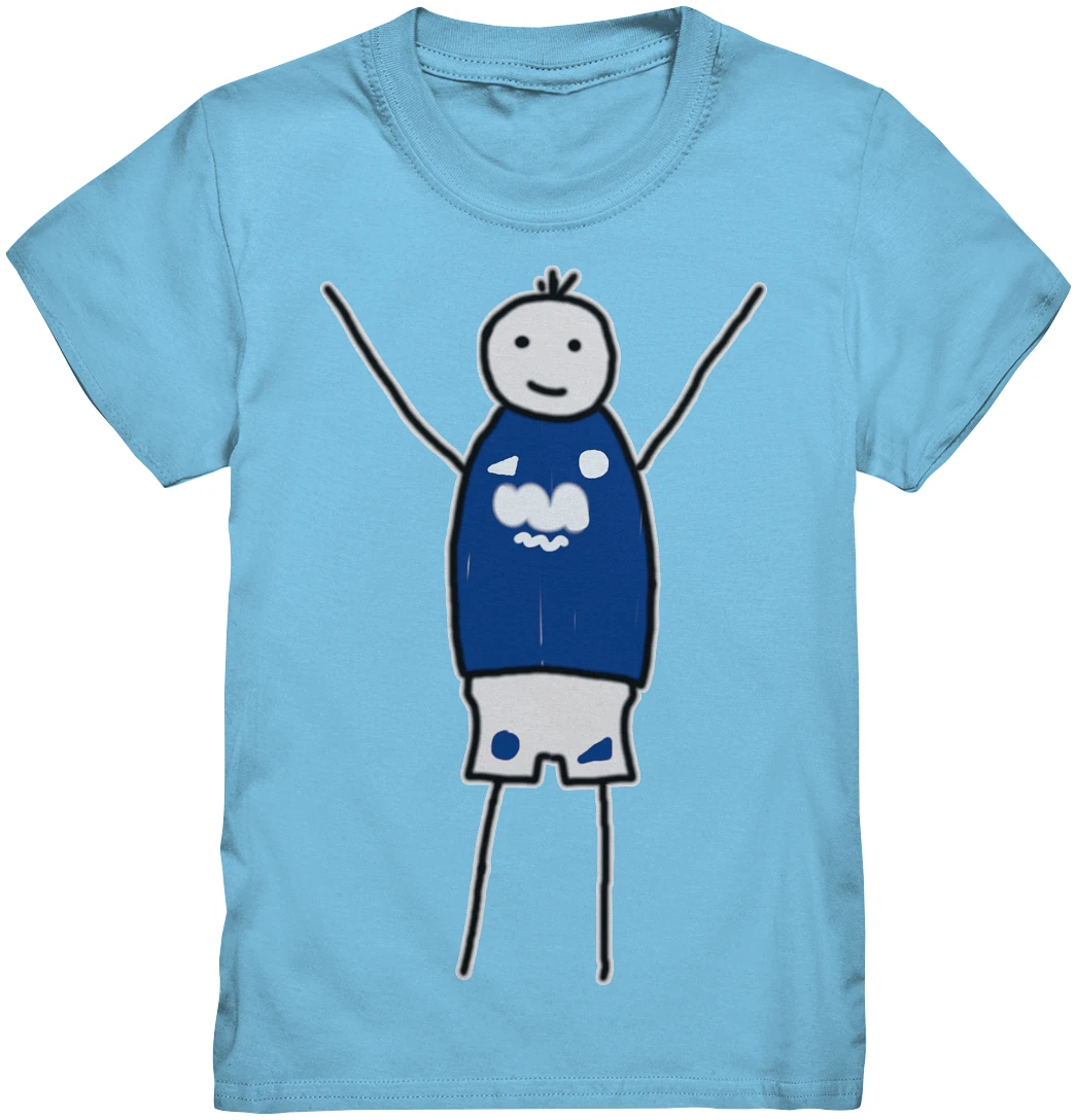 Schalke Fan T-Shirt Strichmännchen - Kids Premium Shirt Schalke Fan T-Shirt Strichmännchen - Kids Premium Shirt