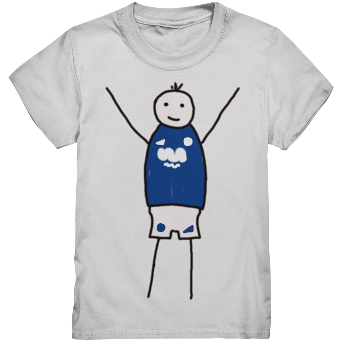 Schalke Fan T-Shirt Strichmännchen - Kids Premium Shirt
