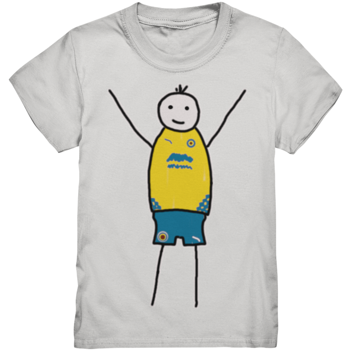 Braunschweig Fan-T-Shirt Strichmännchen - Kids Premium Shirt