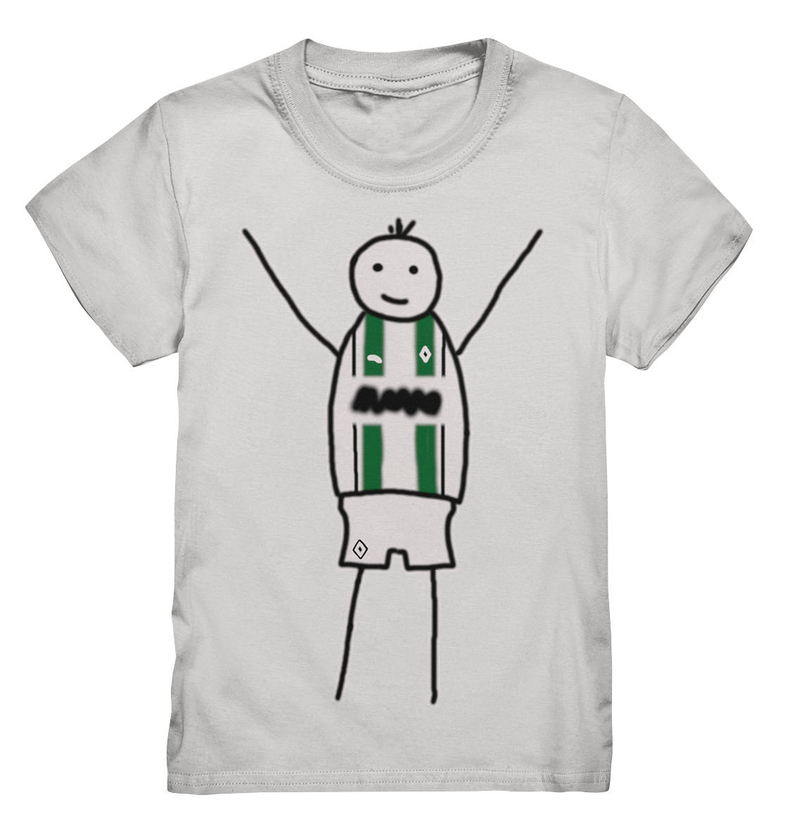 Mönchengladbach Fan-T-Shirt Strichmännchen - Kids Premium Shirt Mönchengladbach Fan-T-Shirt Strichmännchen - Kids Premium Shirt