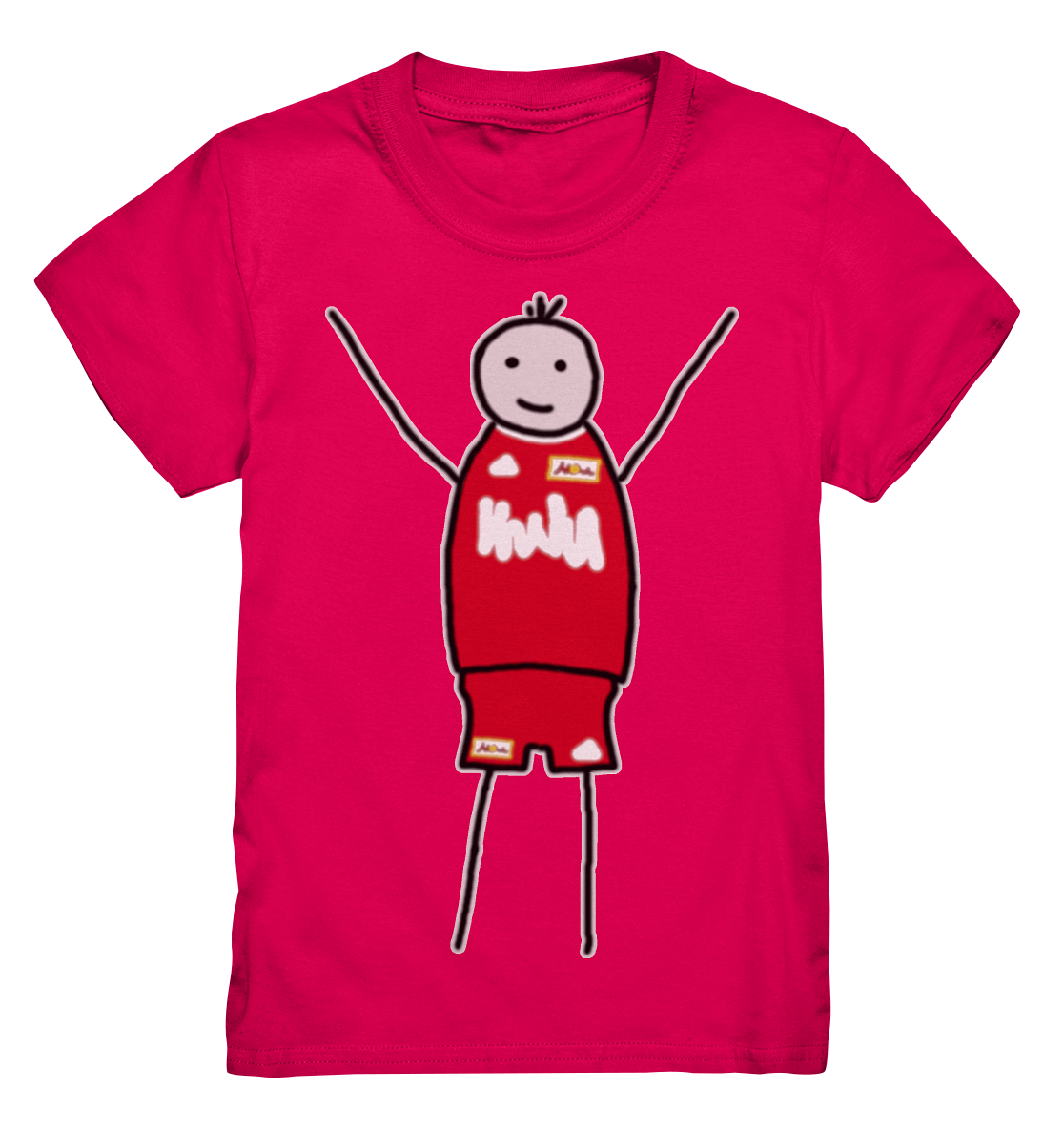 Union Fan-T-Shirt Strichmännchen - Kids Premium Shirt Union Fan-T-Shirt Strichmännchen - Kids Premium Shirt