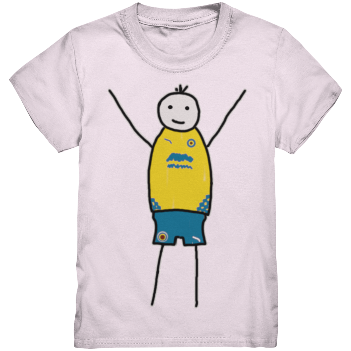 Braunschweig Fan-T-Shirt Strichmännchen - Kids Premium Shirt