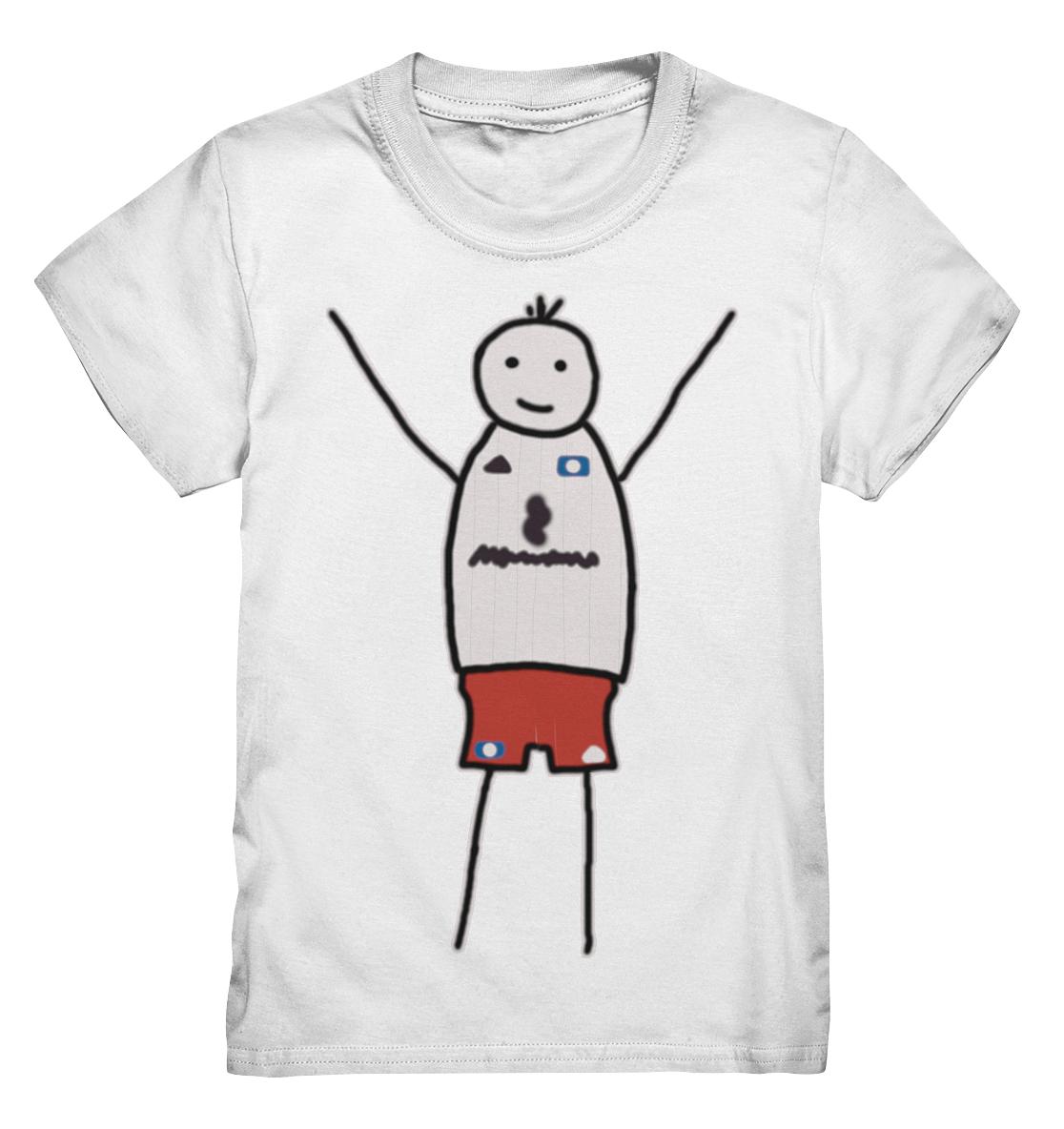 Hamburg Fan-T-Shirt Strichmänchen - Kids Premium Shirt Hamburg Fan-T-Shirt Strichmänchen - Kids Premium Shirt