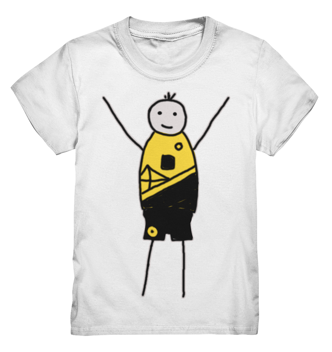 Dortmund Fan-T-Shirt Strichmännchen - Kids Premium Shirt Dortmund Fan-T-Shirt Strichmännchen - Kids Premium Shirt
