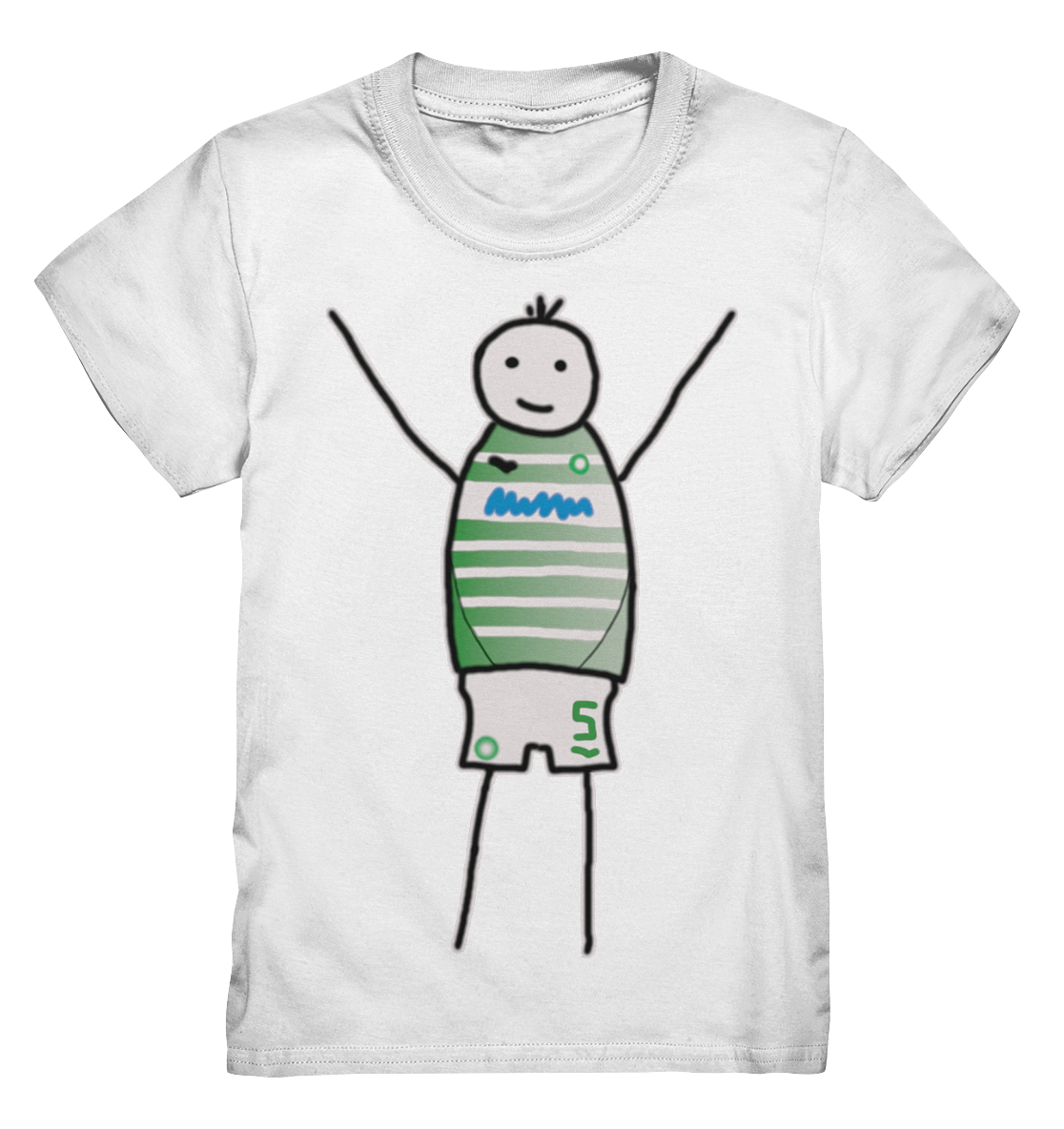 Fürth Fan-T-Shirt Strichmännchen - Kids Premium Shirt Fürth Fan-T-Shirt Strichmännchen - Kids Premium Shirt