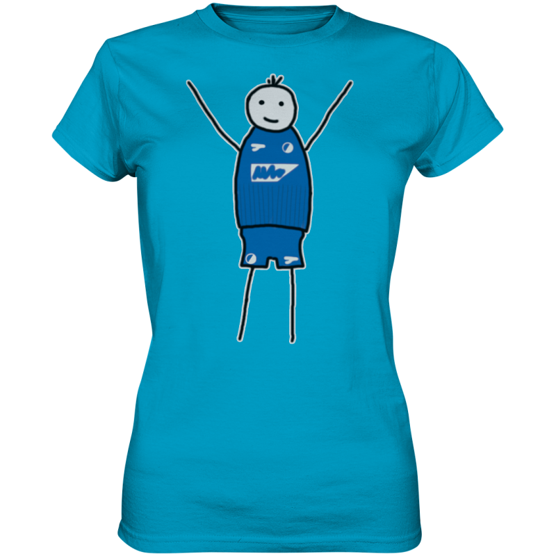 Hoffenheim Fan-T-Shirt Strichmänchen - Ladies Premium Shirt Hoffenheim Fan-T-Shirt Strichmänchen - Ladies Premium Shirt