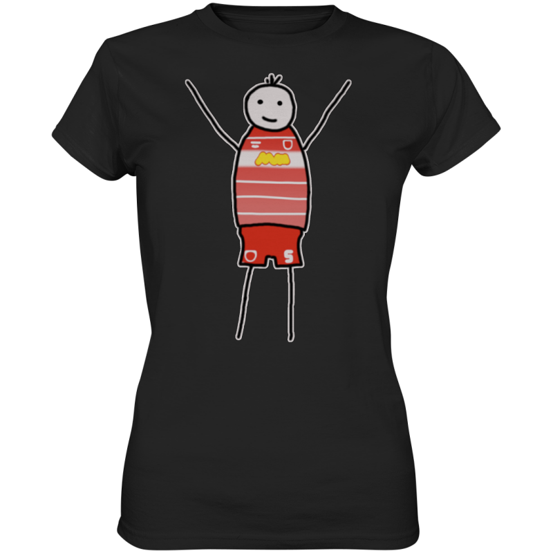 Regensburg Fan-T-Shirt Strichmännchen - Ladies Premium Shirt