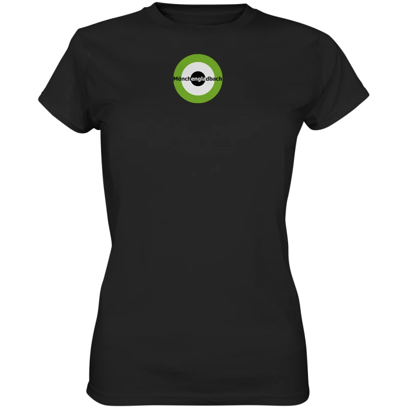 Mönchengladbach Fan-T-Shirt Kokarde klein "Mönchengladbach" - Ladies Premium Shirt Mönchengladbach Fan-T-Shirt Kokarde klein "Mönchengladbach" - Ladies Premium Shirt