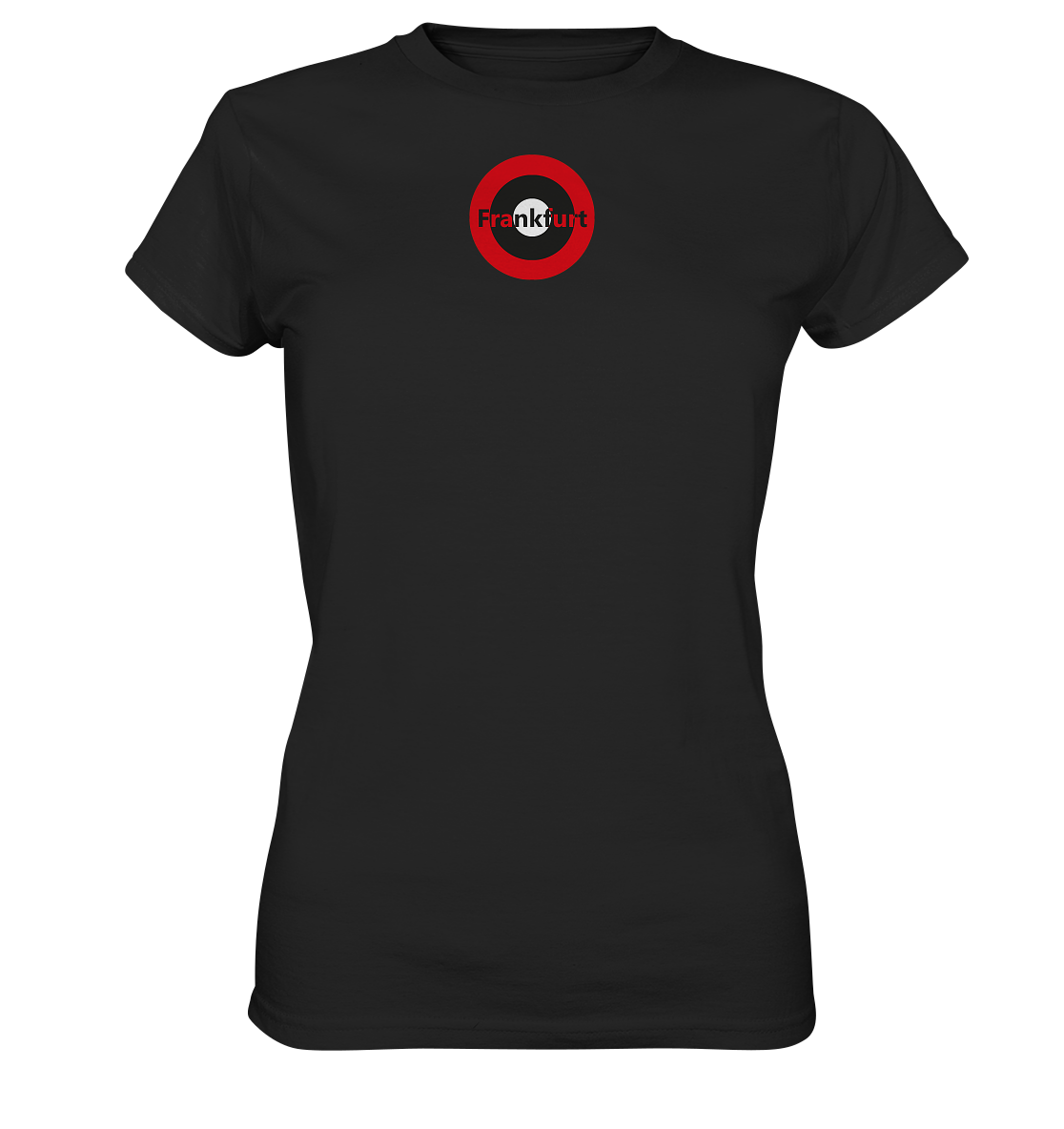 Frankfurt Fan-T-Shirt Kokarde klein "Frankfurt" - Ladies Premium Shirt Frankfurt Fan-T-Shirt Kokarde klein "Frankfurt" - Ladies Premium Shirt