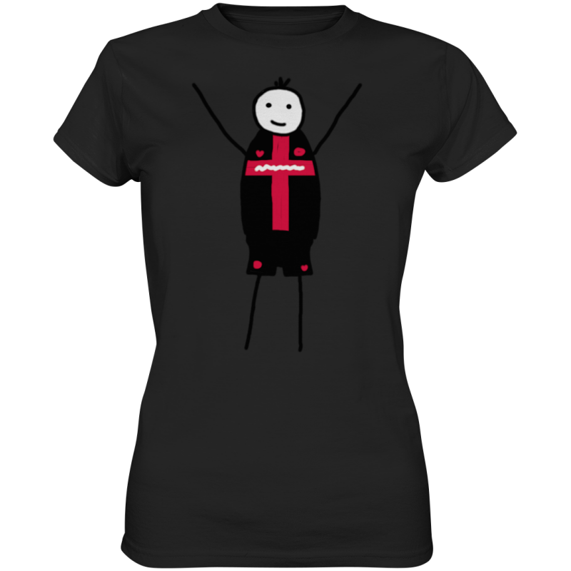 Leverkusen Fan-T-Shirt Strichmännchen - Ladies Premium Shirt