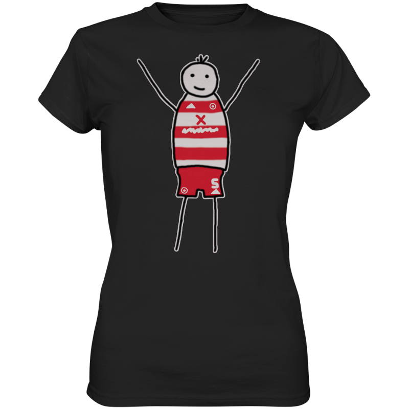 Düsseldorf Fan-T-Shirt Strichmännchen - Ladies Premium Shirt