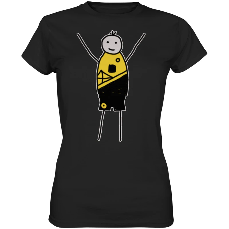 Dortmund Fan-T-Shirt Strichmännchen - Ladies Premium Shirt