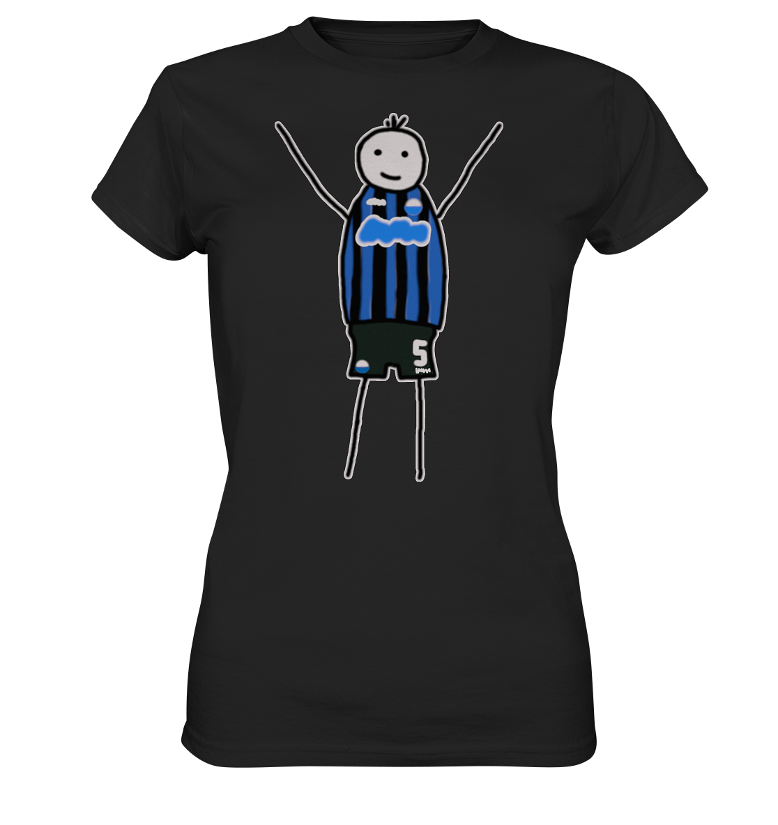 Paderborn Fan-T-Shirt Strichmännchen - Ladies Premium Shirt Paderborn Fan-T-Shirt Strichmännchen - Ladies Premium Shirt